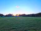Sun set at a the site