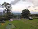 A view from the tent pitch.