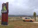 Entrance and our pitch