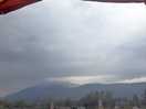 View from inside the tent even on a cloudy day was amazing