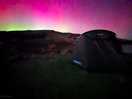 Northern lights in evening!