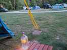 We camped in the glade.