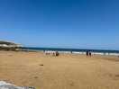 Beach is bigger than it looks from car park, get down and explore it.