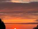 Sunset over the sea!