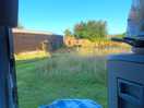 Overlooking the outbuildings