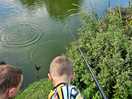 Kids fishing