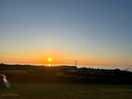 Sunset over the atlantic