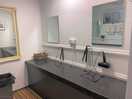 Hairdryers and straighteners free to use in the shower room.