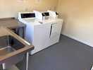 Laundry and dish washing room with plenty of hot water.