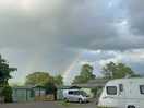 Rainbow over the site