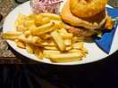 Evening meal from the bar loveky freshly prepared on site