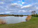 The lake on site.