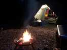 Fire pit at night