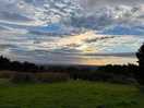 The views from the top of the site in the evening