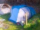Small tent pitch. directly facing river and countryside and close to toilets, fresh water tap & pub!