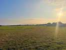 Sunrise over the mendip touring field