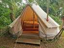 Cosy bell tent.
