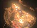 You can also use a fire pit that are supplied on site.