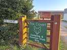 Fox covert: gate as you drive up to the site.