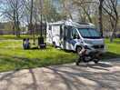 Plaats op de camping
