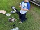 My 4 year old enjoying caravan life