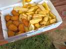 Food from the local takeaway.