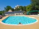 Pool with view of chateau gaillard
