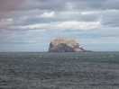 Bass rock from seabirds centre, go the "drift cafe" for a closer look.