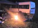 Nice vibe on the evening with everyone having a campfire