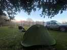 Plenty of space for my small tent.