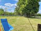 Nice grass area beside each pitch