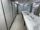 Toilet block for tent pitches