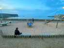 The view from the table outside the cutty sark bar just 20 metres from the camp spot , perfect