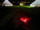 Night campfire
