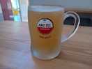 Lovely cold radler in the bar, when it was open