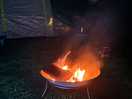 Can use the fire pits and buy logs from the pub