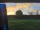 Sunrise on an autumn morning.