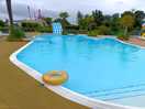 Pool with water slide