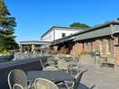 The restaurant terrace