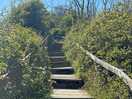 The walk back up from robin hood’s bay - stunning views of the coast, plenty of steps!