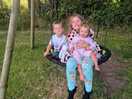 Kids enjoying the little park