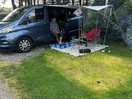 Our campervan pitch number 2 with extra garden