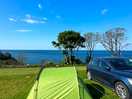 Views from sea view tent pitch