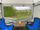 View from our gazebo over the countryside.