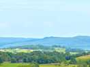 View over hills from on of the highest pitches
