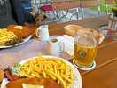 Schnitzel and beer