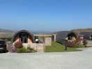 Beautiful scenery and glamping pods