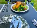 Take away sunday lunch from the pub 3min walk away