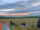 View from field we camped in, one of best i’ve had in a while