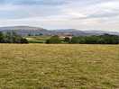 View from the site over to the black mountains